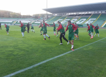 България U21 направи последна тренировка преди мача с Дания