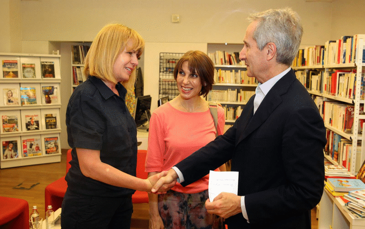 Директорът на Mузея “Жорж Помпиду” Бернар Блистен и кметът Йорданка Фандъкова обсъдиха възможностите на София да представи българско изкуство в Париж