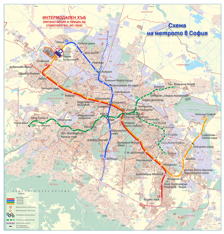Стартират строителните дейности по разширението на метрото в района на парка на Военна академия