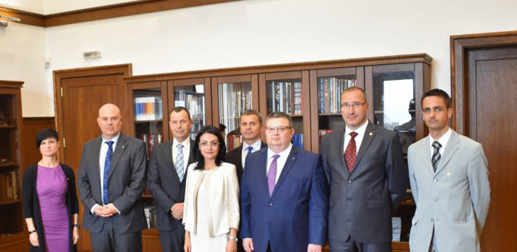 ГЛАВНИЯТ ПРОКУРОР СОТИР ЦАЦАРОВ СЕ СРЕЩНА СЪС СЛОВЕНСКИЯ СИ КОЛЕГА ДРАГО ШКЕТА