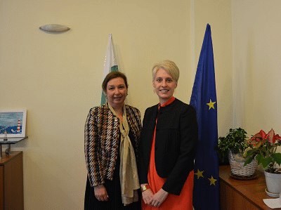 Заместник-министър Русинова представи приоритетите на Българското председателство пред посланика на Великобритания Ема Хопкинс