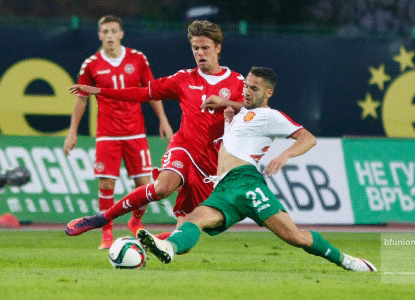 Bulgaria U21 lost against Denmark U21 in its penultimate qualifier for EURO 2017