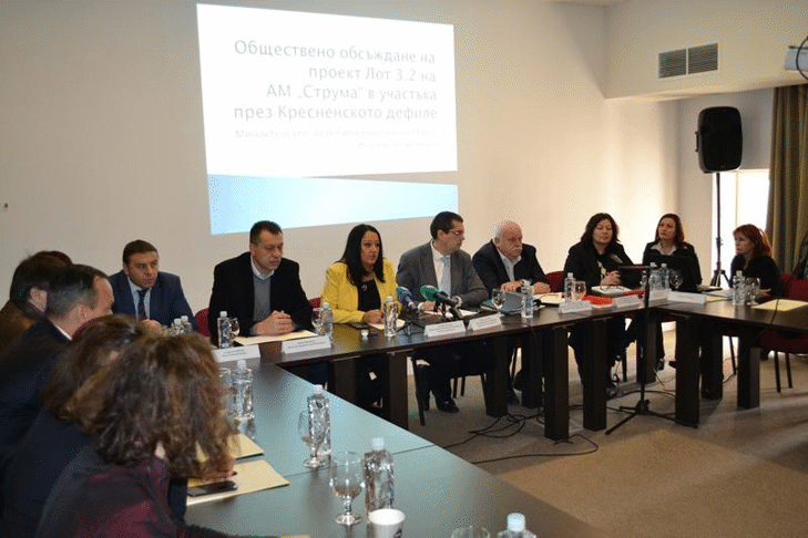 Разделено преминаване на Лот 3.2 от АМ „Струма“ през Кресненското дефиле е най-предпочитаният вариант за реализацията на проекта показва социологическо проучване
