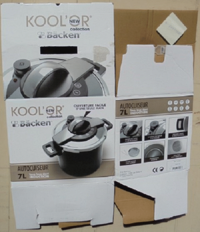 Информация за опасна тенджера под налягане, марка NEW KOOL’OR BACKEN