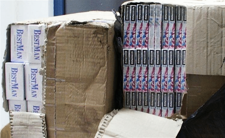 Гранични полицаи от ГПУ-Русе задържаха мъж с 1000 кутии контрабандни цигари
