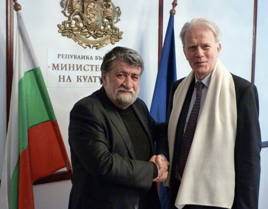 Посланикът На Франция У Нас Ерик Льобедел  Поздрави Вежди Рашидов За Смелите Инициативи И Начинания, Които Той Стартира И Съумя Успешно Да Осъществи Със Своя Екип В Двата Си Мандата Като Министър На Културата