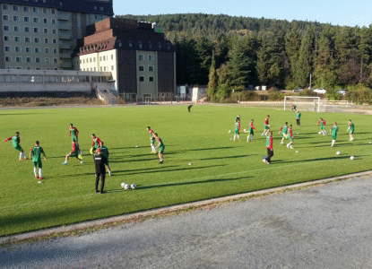 България U21 тренира за мача с Румъния