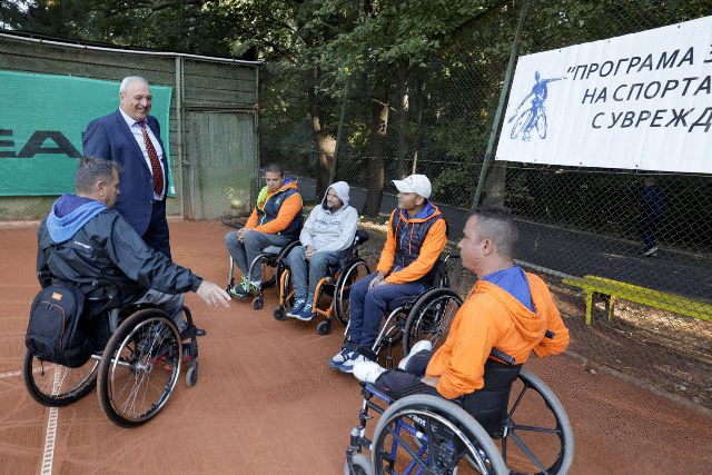 Турнир по тенис в колички през 
Европейската седмица на спорта #BeActive