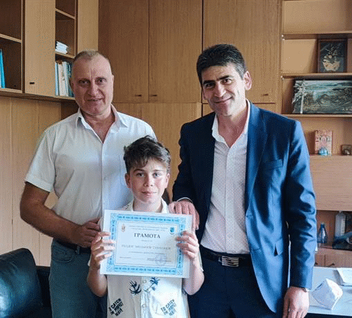 Ученик от Русе бе отличен за доблестна постъпка