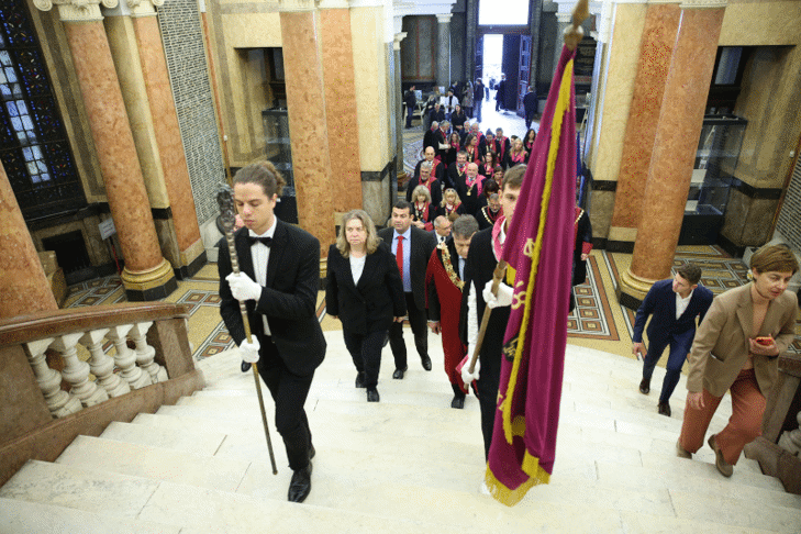 Председателят на Народното събрание Наталия Киселова откри академичната година в Софийския университет „Св. Климент Охридски“