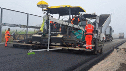 На АМ „Тракия“ продължава ремонтът на 11-километровия участък в област Сливен