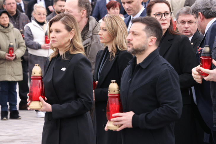 Председателят на Народното събрание Рая Назарян почете паметта на жертвите от клането в Буча