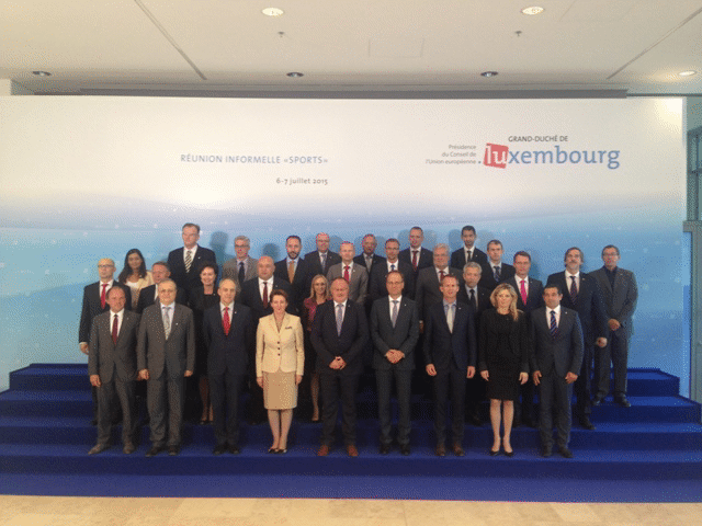 Красен Кралев пред спортните министри в Люксембург: Основни приоритети за нас са работата с подрастващите и засилване на доброволчеството