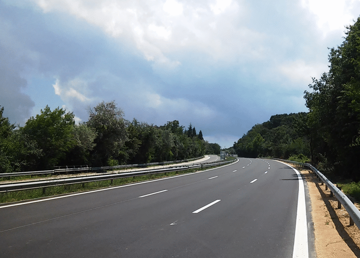 Завърши ремонтът на платното за Бургас на АМ „Черно море“