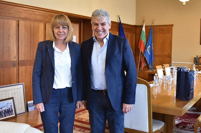 Столичният кмет Йорданка Фандъкова се срещна с италианския магистрат Алфонсо Сабела