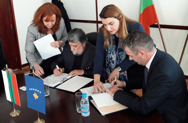 Подписана Бе Спогодба Между Правителството На Република България И Правителството На Република Косово За Сътрудничество В Областта На Културата