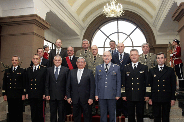 С висши военни звания бяха удостоени офицери от Българската армия