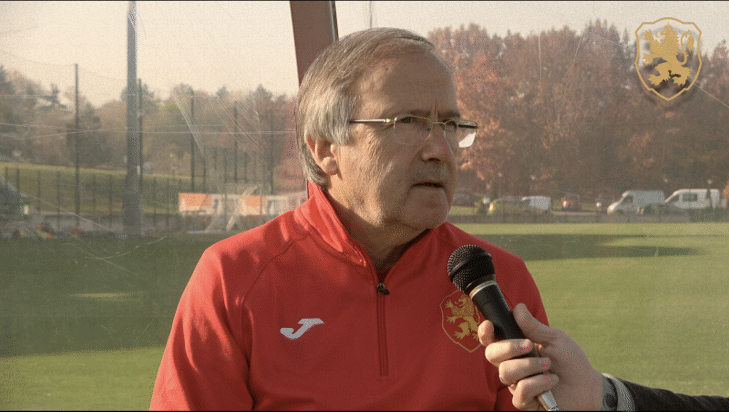 Георги Дерменджиев говори за BFU TV преди мачовете с Гибралтар, Финландия и Република Ирландия