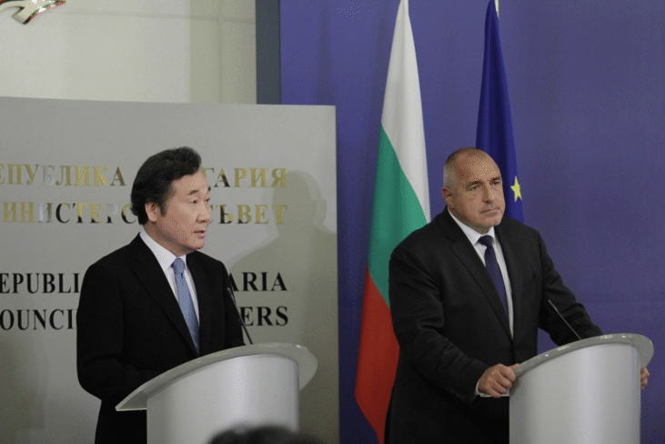 Премиерът Борисов: С Република Корея може да създадем продължителното сътрудничество