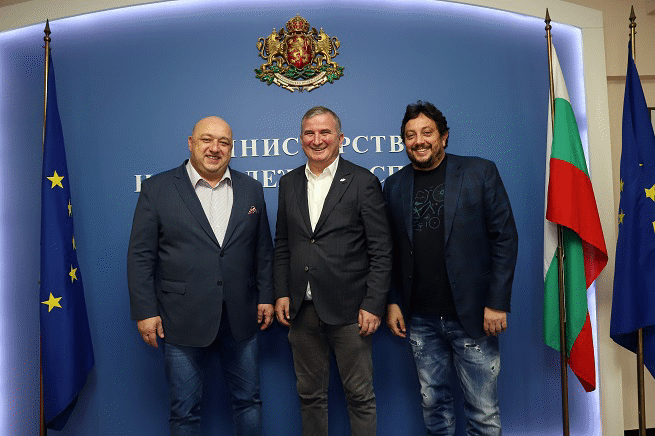 Министър Кралев проведе работна среща с новия директор на тенис турнира Sofia Open Горан Джокович