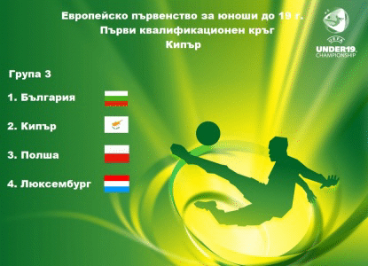 Групата на България U19 за евроквалификациите в Кипър Групата на България U19 за евроквалификациите в Кипър