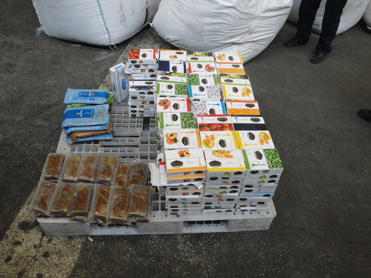 Над 150 кг контрабанден тютюн за наргиле задържаха митническите служители на МП Капитан Андреево