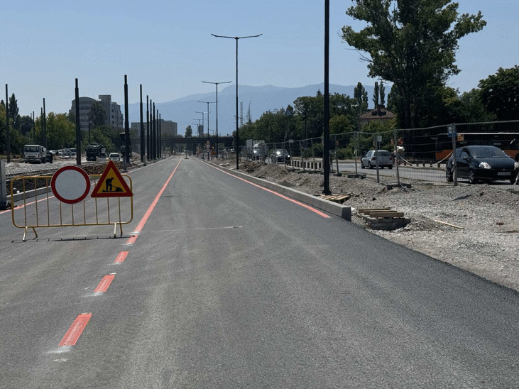 От 24 юли се въвежда нова временна организация на бул. „Рожен“
