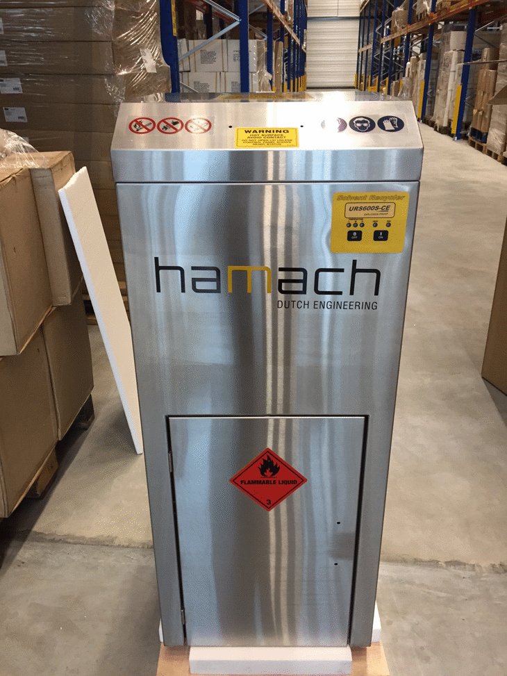 Информация за апарат за рециклиране на химически разтвори