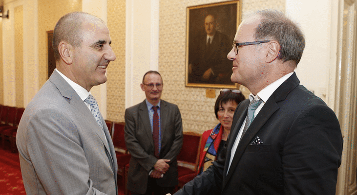 Председателят на Комисията по вътрешна сигурност и обществен ред Цветан Цветанов се срещна с главния прокурор на Бавария Рейнард Рьотле