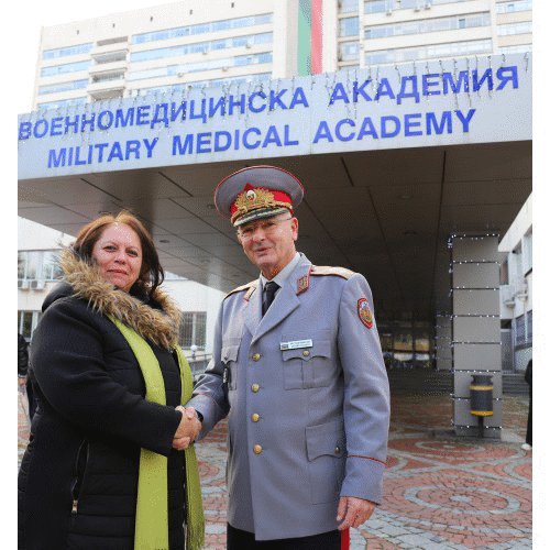Председателят на Държавната агенция за закрила на детето д-р Теодора Иванова се включи в отбелязването на 134 години от създаването на Военномедицинска академия