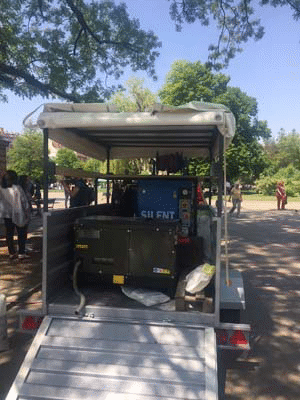 Столичният инспекторат почиства от графити фасадата на храма "Свети Седмочисленици"