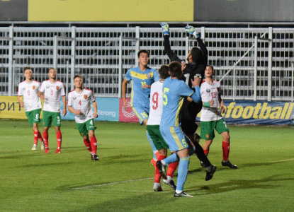 Гледайте на живо евроквалификацията Казахстан U21 - България U21