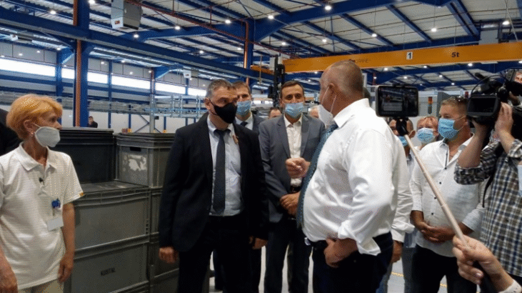Премиерът Бойко Борисов присъства на откриването на складово-логистична и производствена база в гр. Пазарджик