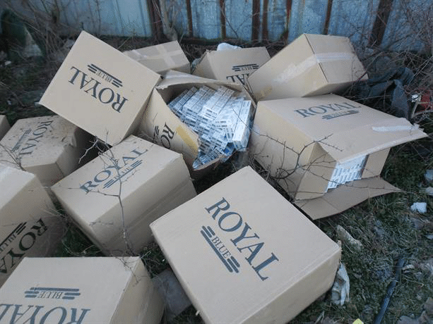 Гранични полицаи иззеха 11 706 кутии цигари без акцизен бандерол