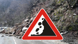 През нощта ще остане затворен за движение път II-82 София - Самоков поради опасността от падане на големи скални късове