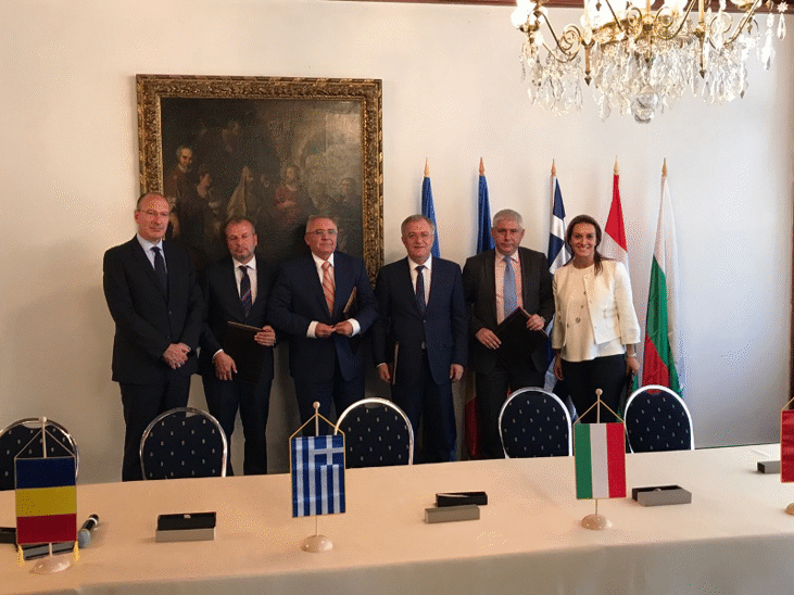 Газови компании от България, Гърция, Румъния и Унгария подписаха меморандум във връзка с Вертикалния газов коридор