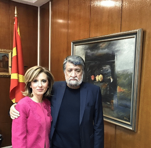 Министърът На Културата Вежди Рашидов Се Срещна Днес В Скопие С Елизабета Канческа, Министър На Културата На Република Македония