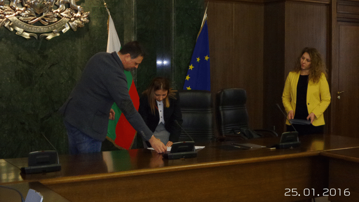 Председателят на Комисията по предложенията и атестирането на съдии, прокурори и следователи присъства на церемония в СГС