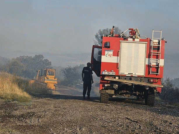 Ограничен е пожарът в Сакар планина