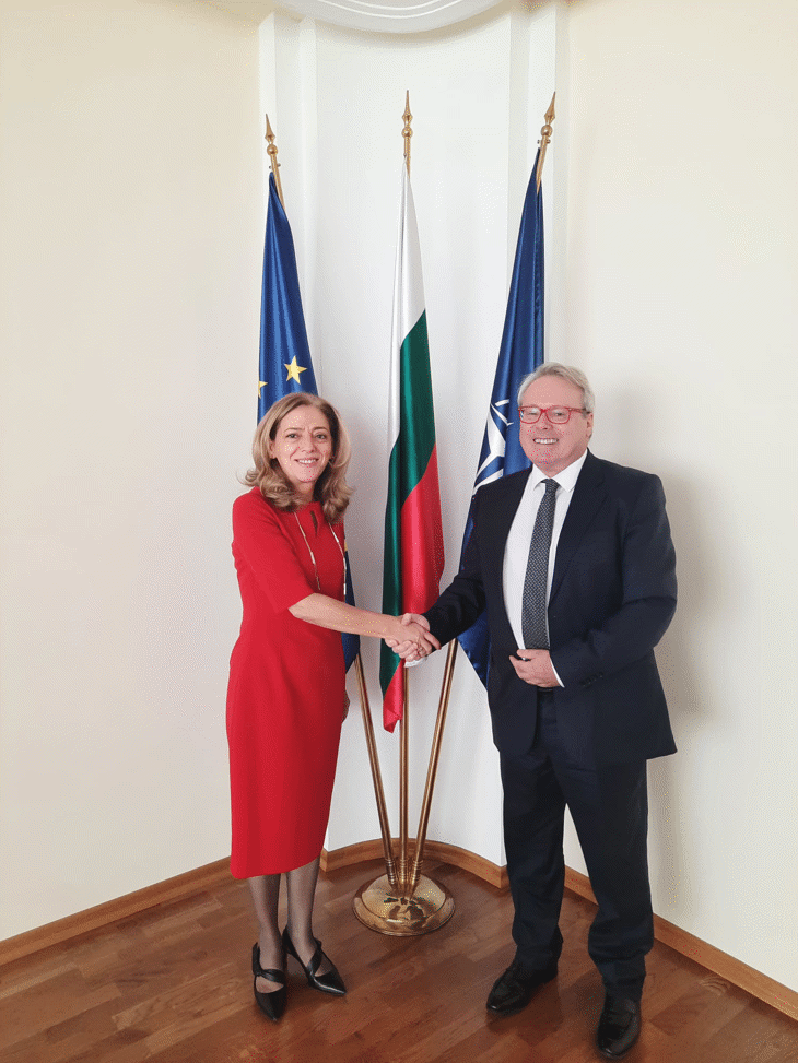Заместник-министър Елена Шекерлетова прие посланика на Франция