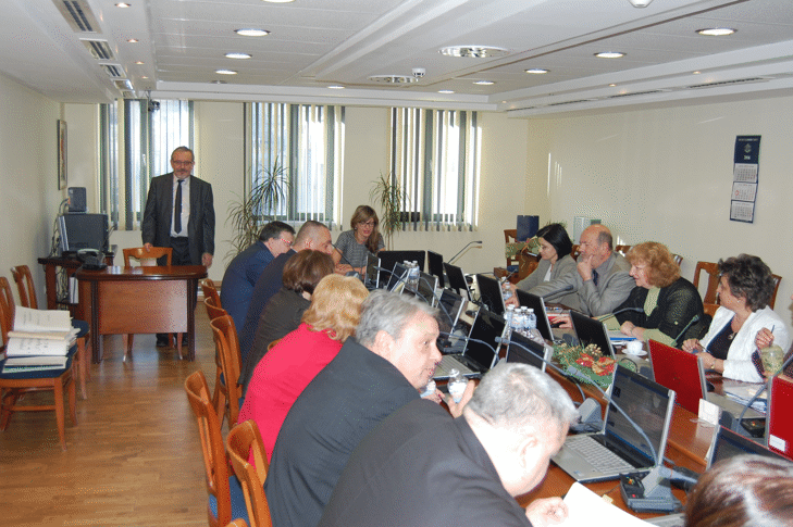 Първа среща на Висшия съдебен съвет и министъра на правосъдието Екатерина Захариева