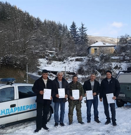 Ръководството на МВР благодари сърдечно на петимата мъже от Луково, оказали помощ на полицията