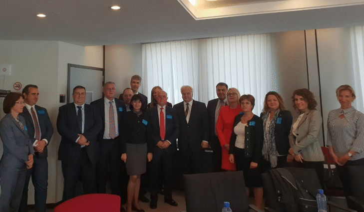 Представители на Висшия съдебен съвет са на работно посещение в Европейския парламент по покана на Емил Радев – член на Европейския парламент