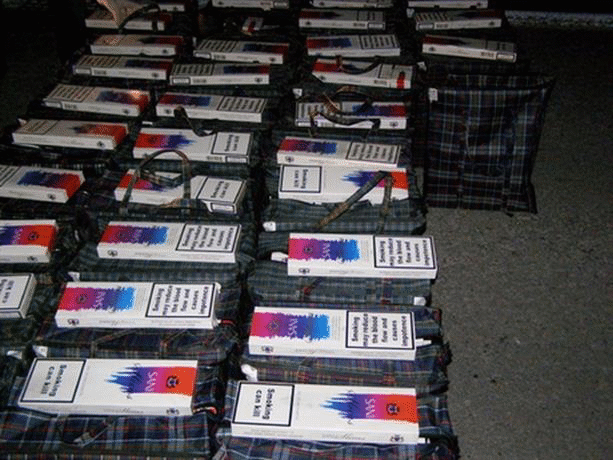 Служители на РДГП-Русе и РДГП – Бургас разкриха 220 480 къса контрабандни цигари