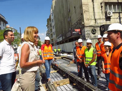 Фандъкова: "Очаквам най-късно до 5 септември да бъде отворено за движение кръстовището на ул. „Раковски“ и ул. „Граф Игнатиев“