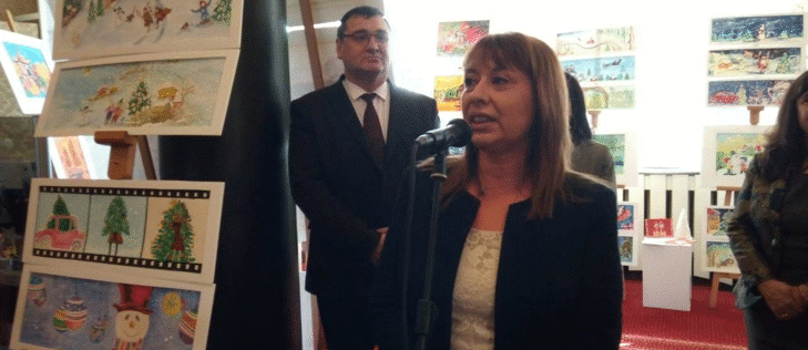 Д-р Елеонора Лилова присъства на откриването на благотворителна детска изложба