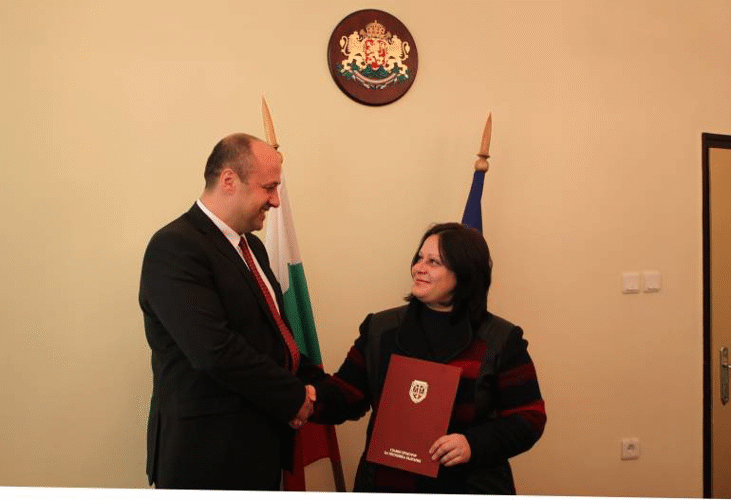 Главният прокурор е наградил Десислава Калайджиева от Районна прокуратура-Стара Загора за висок професионализъм