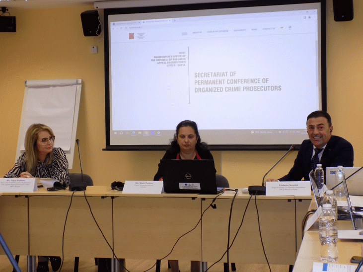 Среща на Изпълнителния съвет на Постоянната конференция на прокуратурите, занимаващи се с противодействието срещу организираната престъпност, се проведе в София