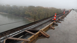 693 стоманобетонни панела са изработени досега за ремонта на Дунав мост