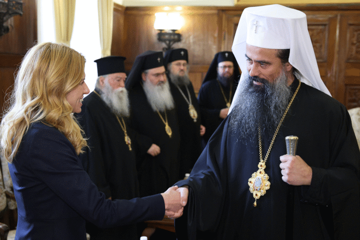 Председателят на Народното събрание Михаела Доцова се срещна с Негово Светейшество Българския патриарх и Софийски митрополит Даниил